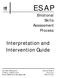 E S A P. Interpretation and Intervention Guide. Emotional Skills Assessment Process