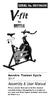 Assembly & User Manual. SERIAL No. HH1194-UK. Aerobic Trainer Cycle SC1-P