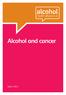 Alcohol and cancer March 2013