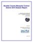 Boulder County Mosquito Control District 2015 Season Report