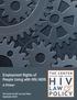 Employment Rights of People Living with HIV/AIDS. A Primer