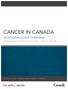 Cancer in Canada. An Epidemiologic Overview. A report based on the Cancer Incidence Atlas Volume 2, Protecting Canadians from Illness