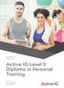 Active IQ Level 3 Diploma in Personal Training