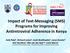 Impact of Text-Messaging (SMS) Programs for Improving Antiretroviral Adherence in Kenya