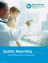 Quality Reporting. and Performance Measures GAPEC