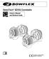 SelectTech BD552 Dumbbells Owner s Manual and Workout Guide