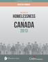 The State of Homelessness in Canada 2013
