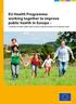EU Health Programme: working together to improve public health in Europe