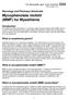 Mycophenolate mofetil (MMF) for Myasthenia