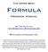 Formula. Program Manual. The Upper Body. By Taylor Allan  TaylorAllanTraining LTD.