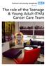 The role of the Teenage & Young Adult (TYA) Cancer Care Team