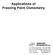 Applications of Freezing Point Osmometry