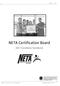 NETA Certification Board