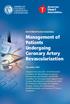 Management of Patients Undergoing Coronary Artery Revascularization