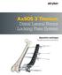 AxSOS 3 Titanium Distal Lateral Femur Locking Plate System. Operative technique Targeting instrumentation