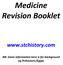 Medicine Revision Booklet