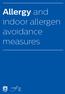 Allergy and indoor allergen avoidance measures