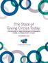 The State of Giving Circles Today: OVERVIEW OF NEW RESEARCH FINDINGS FROM A THREE-PART STUDY