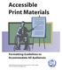 Accessible Print Materials