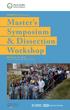 Master s Symposium & Dissection Workshop
