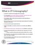 What is CT Colonography?