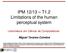 IPM 12/13 T1.2 Limitations of the human perceptual system