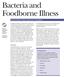 Bacteria and Foodborne Illness National Digestive Diseases Information Clearinghouse