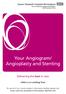 Your Angiogram/ Angioplasty and Stenting
