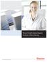 Thermo Scientific System Reagents Excellence in Clinical Chemistry