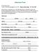 Admission Form. Dr. Na Zhai Clinic 1200 S. 5th Street Springfield, IL Please call for help: