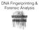 DNA Fingerprinting & Forensic Analysis
