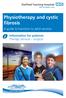 Physiotherapy and cystic fibrosis