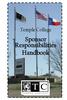 Temple College. Sponsor Responsibilities Handbook