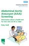 Abdominal Aortic Aneurysm (AAA) Screening