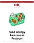 Food Allergy Awareness Protocol