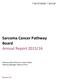 Sarcoma Cancer Pathway Board Annual Report 2015/16