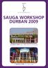 SAUGA WORKSHOP DURBAN 2009