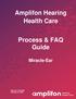 Amplifon Hearing Health Care. Process & FAQ Guide. Miracle-Ear