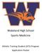 Wakeland High School Sports Medicine