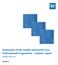 Evaluation of the Health and Social Care Professionals Programme Interim report. Prostate Cancer UK