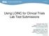Using LOINC for Clinical Trials Lab Test Submissions