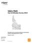 Idaho Meth Use & Attitudes Survey 2010