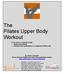 The Pilates Upper Body Workout