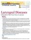Laryngeal Diseases. (Diseases of the Voice Box or Larynx) Basics