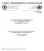 JOINT FAO/WHO FOOD STANDARDS PROGRAMME CODEX ALIMENTARIUS COMMISSION Twenty-fifth Session Rome, Italy, 30 June 5 July 2003