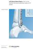 LCP Distal Fibula Plates. Part of the Synthes locking compression plate (LCP) system.
