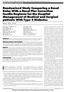 prolonged hospital stay, infections, and disability after hospital discharge, and death (1 3). Several clinical trials in