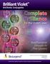 Complete Brilliance. Brilliant Violet. Novel Fluorophore Conjugates for Flow Cytometry. for the Violet Laser. Antibody Conjugates