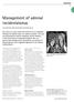Management of adrenal incidentalomas
