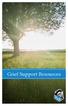 Grief Support Resources